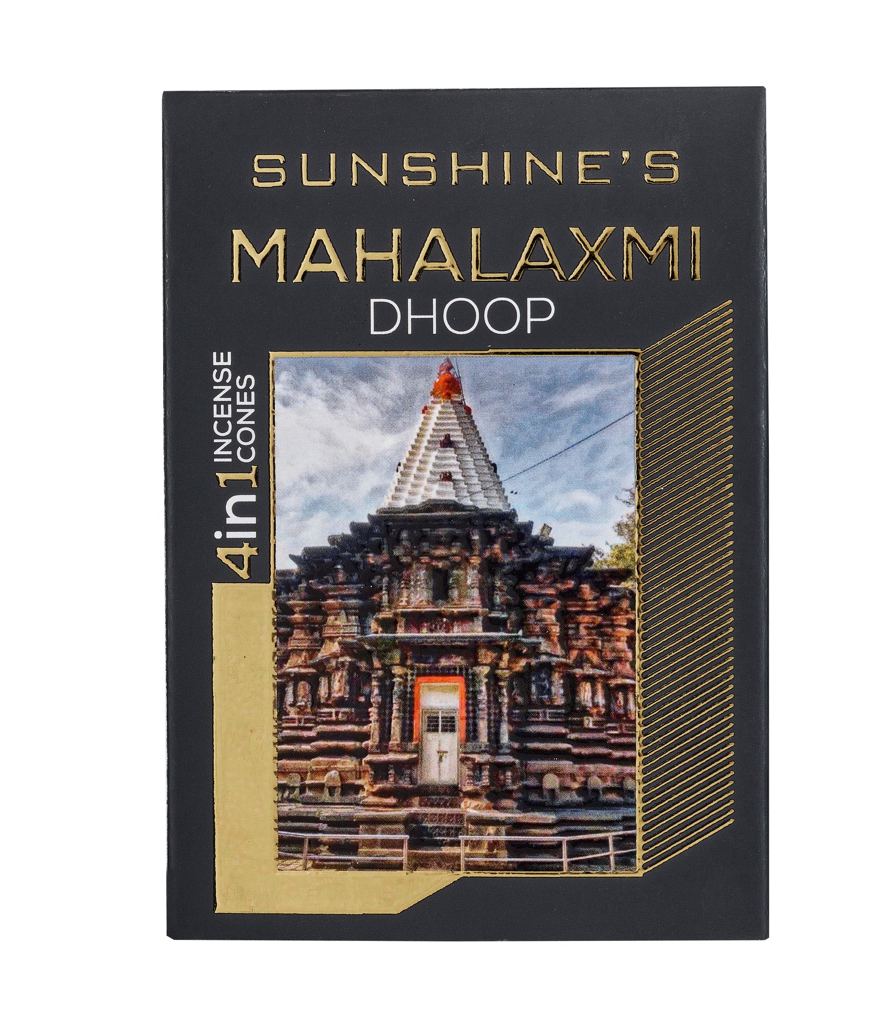 SUNSHINE’S Mahalaxmi Dhoop  4 in One Incense Cones (24 Cones)