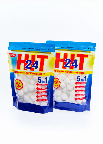 HIT 24 Naphthalene Balls (Pack of 2)