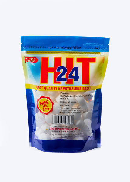 HIT 24 Naphthalene Balls (Pack of 2)